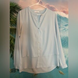 Calvin Klein Sky Blue Women's Blouse